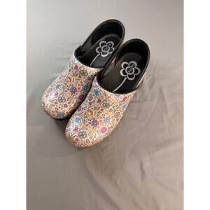 Sanita Floral Multi-Color Clog Mules